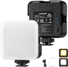 LED Video Light,Portable Bi-Color 3200K 5600K Dimming Lights for Cameras,