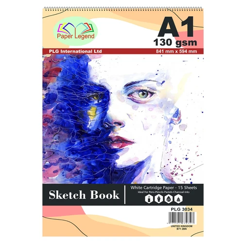 A1 Sketch Pad Book White Paper Artist Sketching Drawing Doodling Art & Crafts