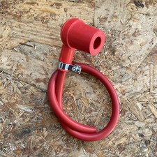 PIPETTA  CANDELA IN SILICONE D.7 ROSSA CON CAVO