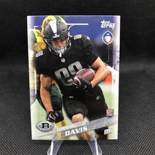 2019 TOPPS AAF #155 CONNOR DAVIS RC BIRMINGHAM IRON