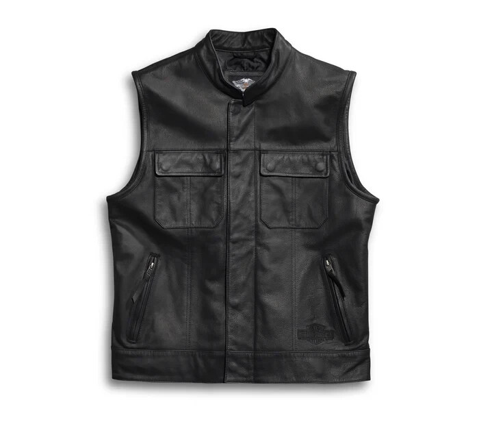 N.HOOLYWOOD TPES × WILD THINGS VEST NEW GENUINE HARLEY DAVIDSON 98090-15VM 2XL Foster Leather