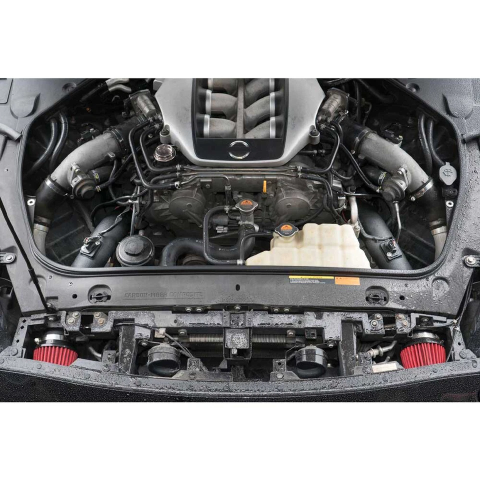 Cold Air Intake System For 2009-2023 Nissan Skyline GT-R R35 3.8T 3''Pipe Kit - Image 3 of 4