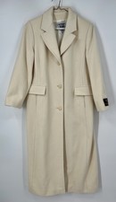 Marvin Richards Wool & Cashmere White Coat Sz 8p Nwot