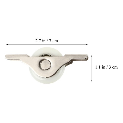 4 Pcs Push -Riemenscheibe Stumme Gleitrolle Schrankführungsrollen points de vente