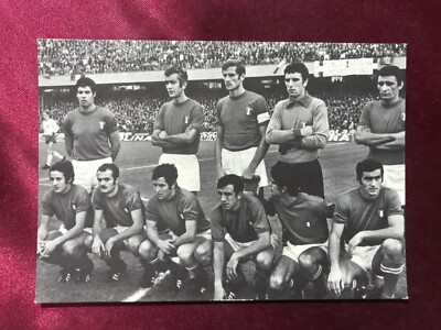 ITALIEN Nationalmannschaft WM 1970-Mannschaftskarte-Bergmann SB 4-Mexico 70 