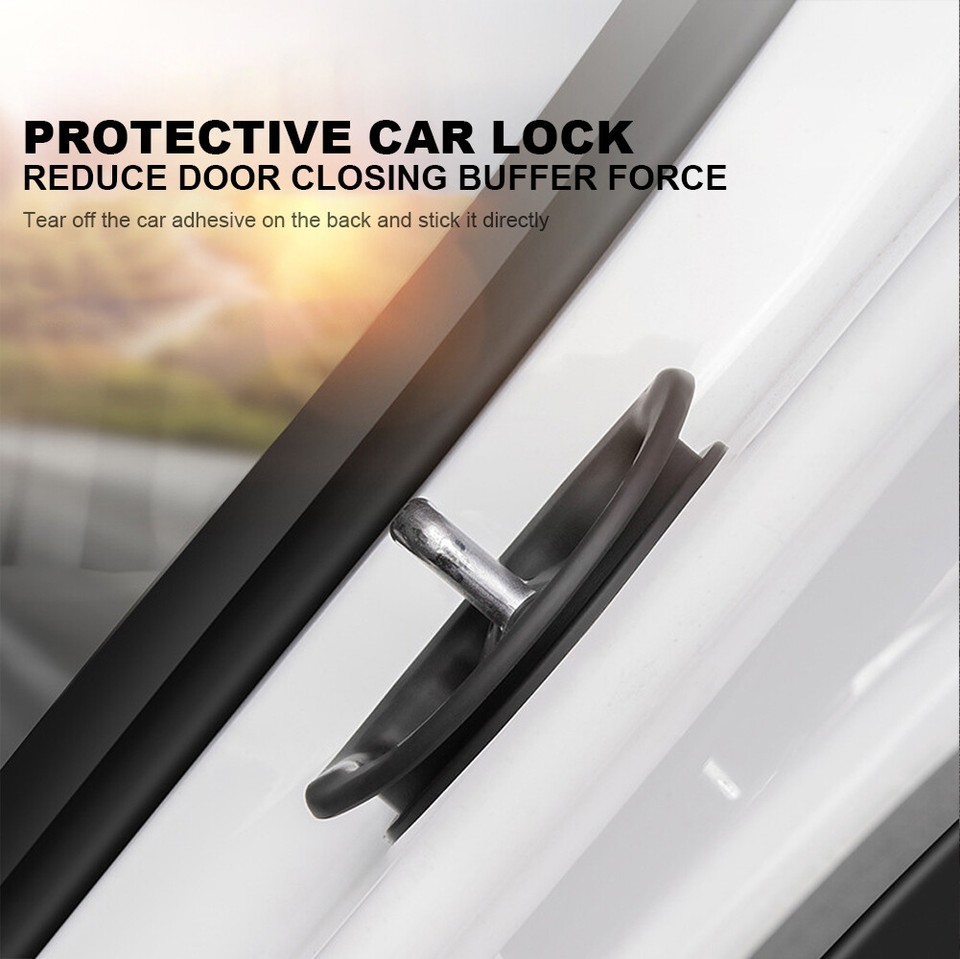 Car Door Lock Caps Car Door Lock Cover Shockabsorbing for Tesla Model X Model S eBay