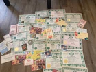 Huge Lot Of Cabbage Patch Kids Birth Certificates and adoption packets 1983 Vntg