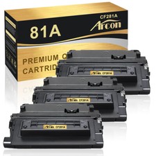 3 PACK CF281A 81A Toner fit for HP LaserJet Enterprise MFP M604 M605n M630 M630z