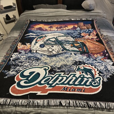 【rug】Dolphins NFL タペストリーラグマット ドルフィンズ NFL Spirit Miami Dolphins Area Rug - Carpetmart.com - Carpet