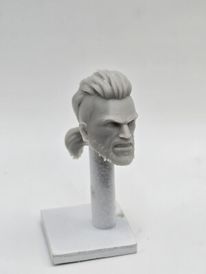 3d Printed GERALT OF RIVIA HEAD#2 1:12 6'' SCALE Joe Classified/Marvel Legends
