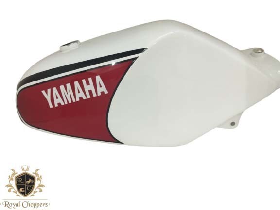 Fit For Yamaha Rz350 31k YPVS White And Red Painted Steel Petrol