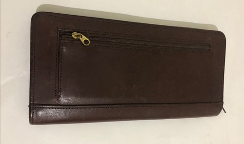 Vintage Coach checkbook wallet. Larger than average size. 9”x4”