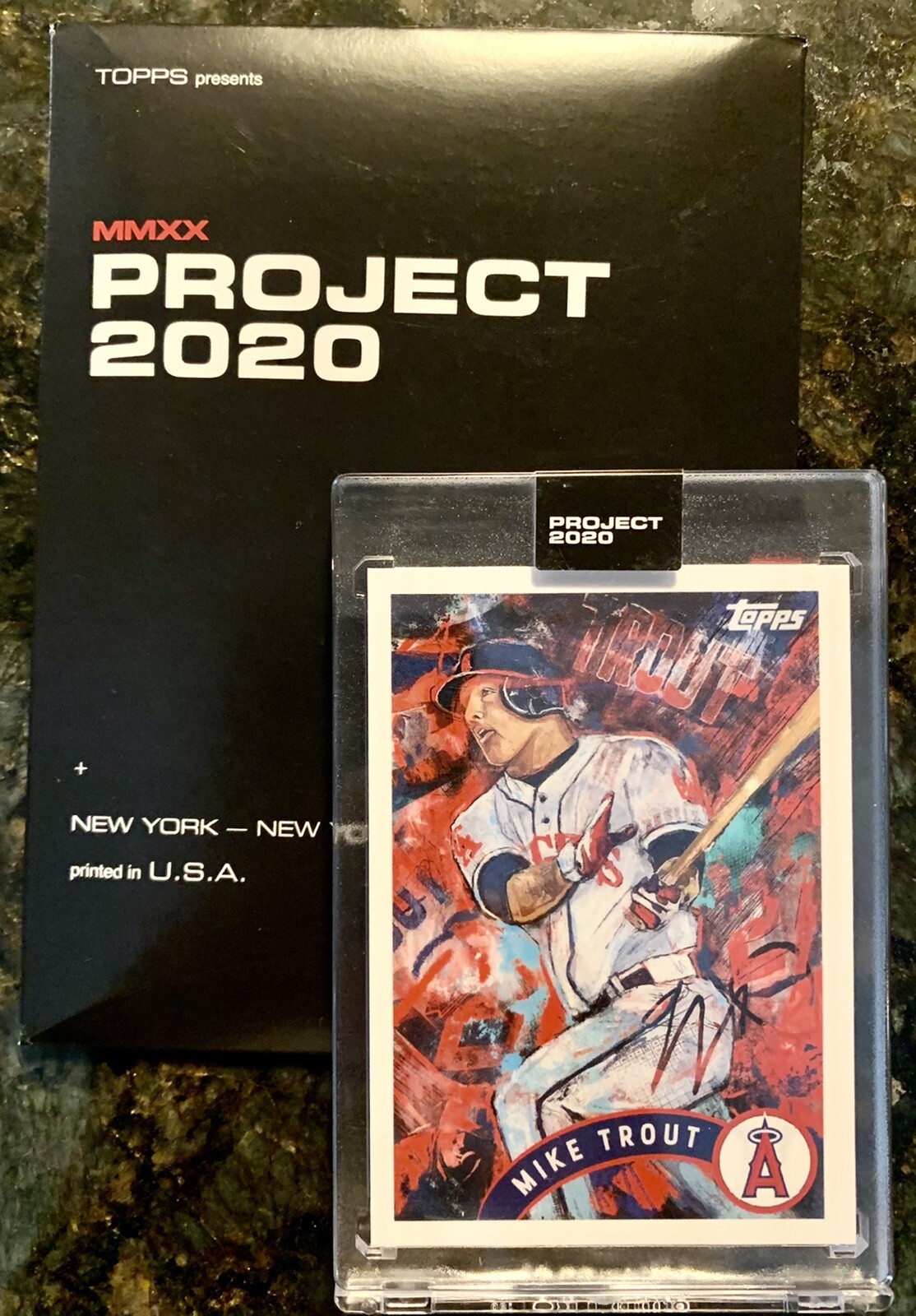 2011 MIKE TROUT ROOKIE UPDATE US175 BY ANDREW THIELE TOPPS PROJECT 2020 CARD #35