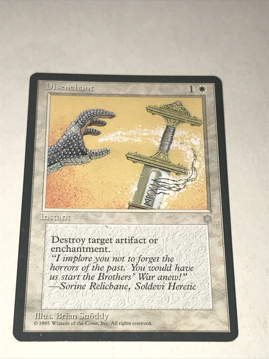 disenchant cards mtg arena 6/287 FOIL The Brothers' War Common All cards will be carefully packed for safe transit Magic the Gathering Disenchant Card