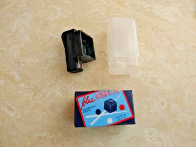 (2) Pieces of Blue Diamond Chalk & (1) Billiard Chalk Case & (1) Magnetic Holder