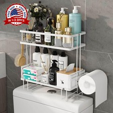 Estante De Almacenamiento Sobre El Inodoro Estante De Ba o De 2 Niveles Nuevo Us