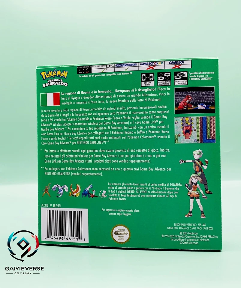 Pokémon Smeraldo GameBoy Advance - Edizione Eventi Esclusivi - Immagine 3 di 4