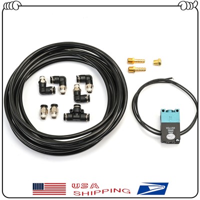 3 Port MAC Boost Control Solenoid Valve & Push Lock Fitting set for Honda Acura