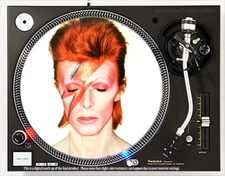 David Bowie - 7"-12" DJ slipmat for LP turntable record player