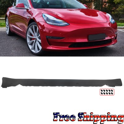 For Tesla Model 3 2017-2022 Passager Side Molding Skirt Rocker Cover Panel Trim