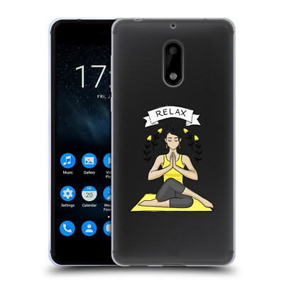 HEAD CASE DESIGNS YOGA GIRLS SOFT GEL CASE FOR NOKIA PHONES 1