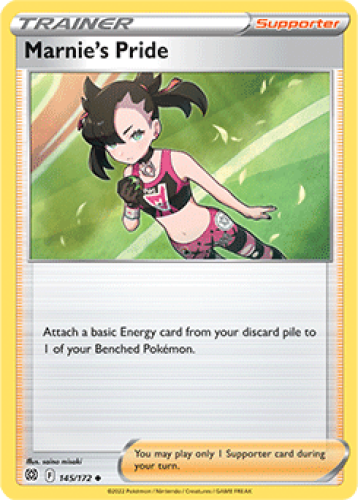 1x Marnie's Pride 145/172 Brilliant Stars Pokemon TCG Card | eBay