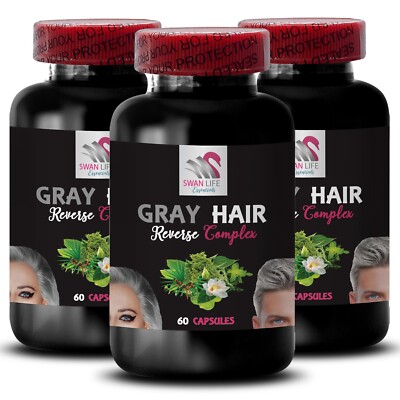 Color Restoration Mix - GRAY HAIR REVERSE - Youthful Shine Boost 3 Bottles 180C