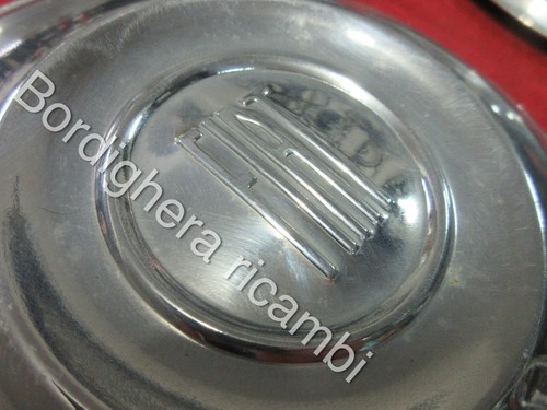 FIAT 600 D - 750 MULTIPLA ORIGINALI IN ALLUMINIO COPPE RUOTA BORCHIE CERCHI hubs - Imagen 4 de 5