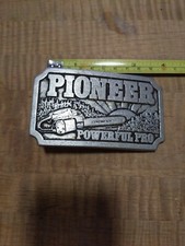 Vintage Pioneer Powerful Pro Chainsaw Belt Buckle