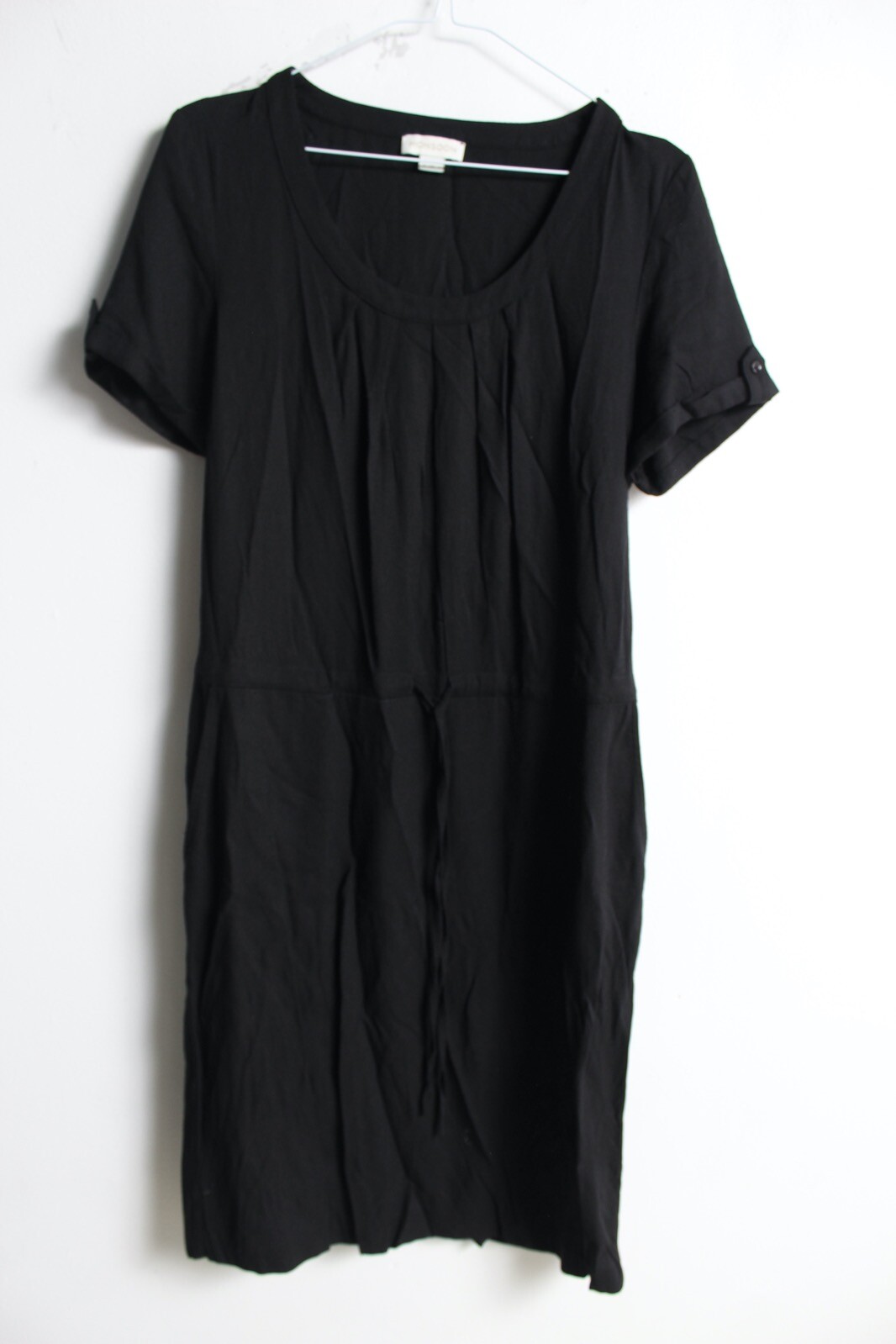 Monsoon Womens Draw String Waist Dress - Black - Size 12 (J41)