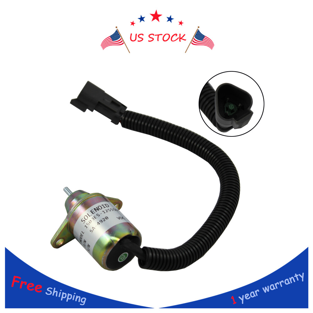Fuel Shut Off Shutdown Solenoid Replaces For Yanmar Thermo King TK 41-6383 NEW - Foto 8