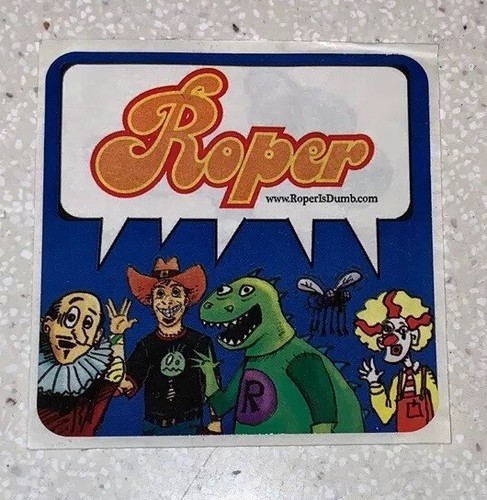 ROPER Reese Five Iron Frenzy Sticker Christian Rock Ska Band Album ...