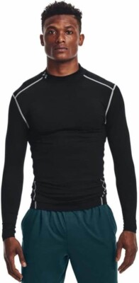 Men's Under Armour ColdGear Compression Mock Neck Long