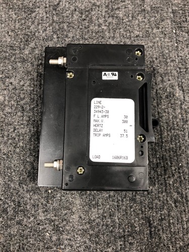 AIRPAX 229-2-34943-30 30 Amp Circuit Breaker - Picture 3 of 4