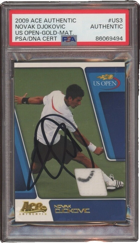 Tennis Ace Authentic Sports Trading Cards & Accessories for sale