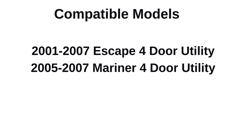 适用于 Mercury Mariner 福特逃生司机左侧四分之一窗玻璃带胶水 — 第 4/4 张图片