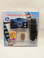 Vintage NEW Travel Fun Camera Set With 35mm w/ Film Case Battery, See Descript
