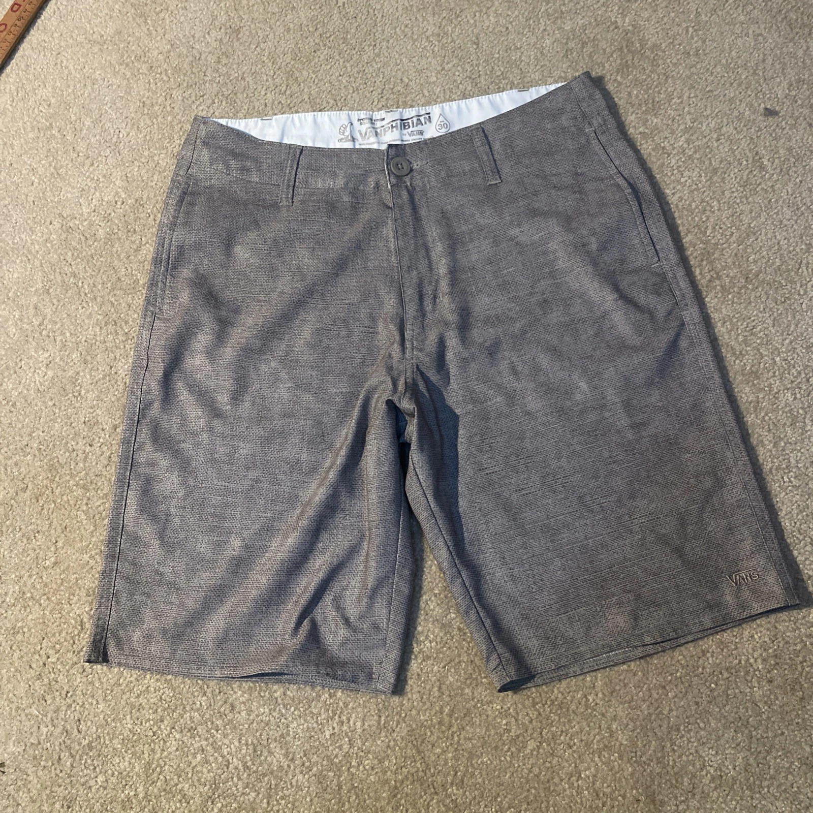 Vans pantaloncino uomo 30 grigio vanfibio ibrido casual leggero