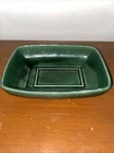 Vintage Hull Imperial F41 USA Mid century Dark Green Rectangular Plant Pot