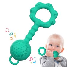 Teething Toys for Babies 0-6 Months, Baby Rattles 6 to 12 Months, 2-in-1 Ratt...
