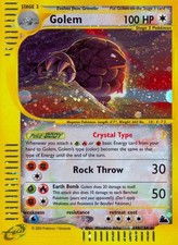 Pokemon Golem 148/144 Reverse Holofoil NM Skyridge Secret Rare on eBay