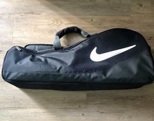 Nike Vintage Y2K Borsa Racchetta da Tennis per 2 Racchette - Nylon Nero e Bianco