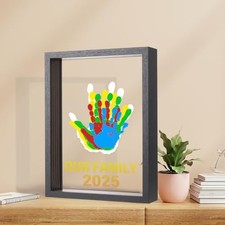Family Handprint Kit - Baby Hand and Footprint Kit, Adoption Gifts, Black