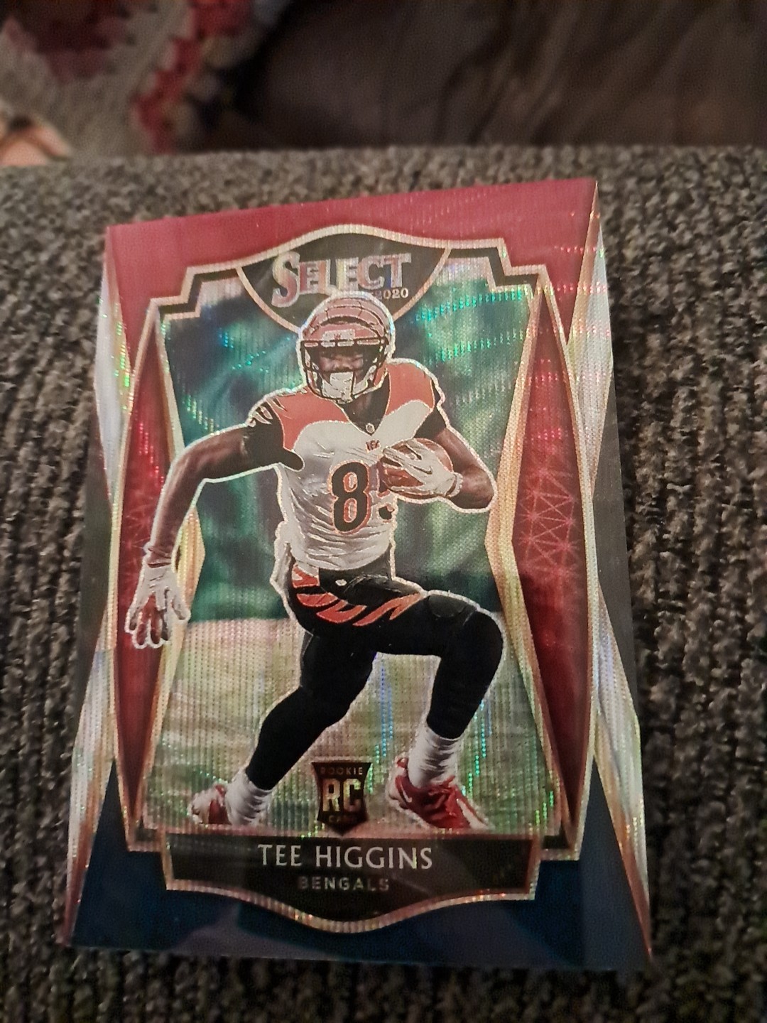 2020 Select Tee Higgins Tri Color Wave # 090/199 Cincinnati Bengals No. 160