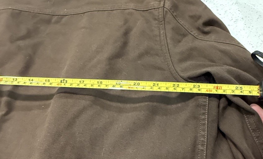 Vans Jacket Men Extra Large Brown Canvas Warm Hoo… - image 8