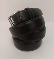 CHAPS Genuine Leather Black Belt Size L