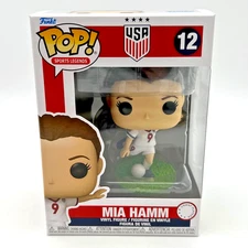 Funko POP! Sports Legends U.S. Women's Soccer MIA HAMM #12 with Box Protector