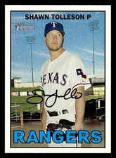 Shawn Tolleson 2016 Topps Heritage #199 Texas Rangers