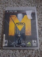 PS3 Playstation 3 CIB Metro Last Light By Deep Silver