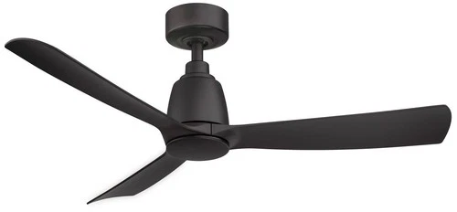 44" Fanimation Kute Black Damp Outdoor Smart Ceiling Fan - Picture 2 of 7